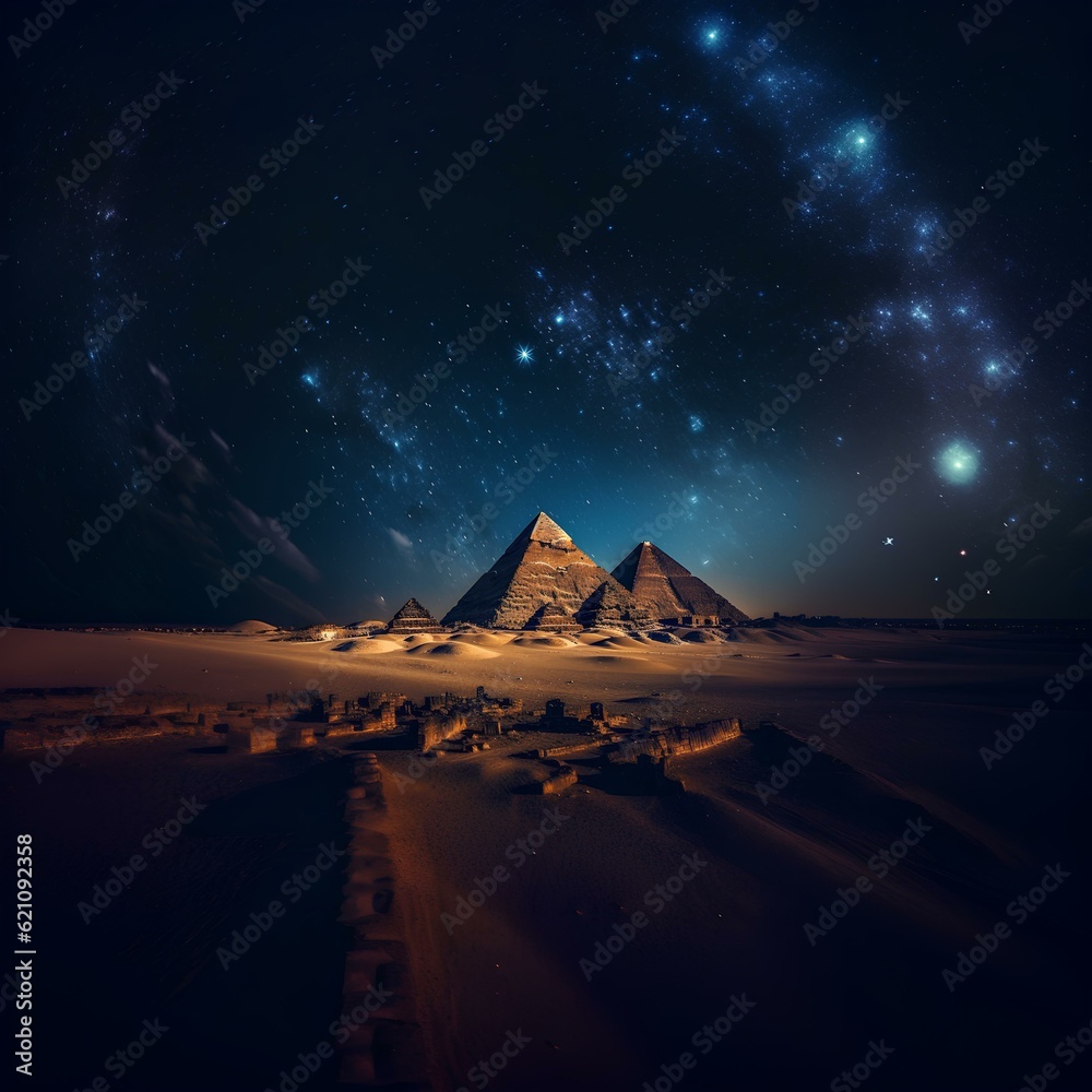 pyramids - obrazy, fototapety, plakaty 