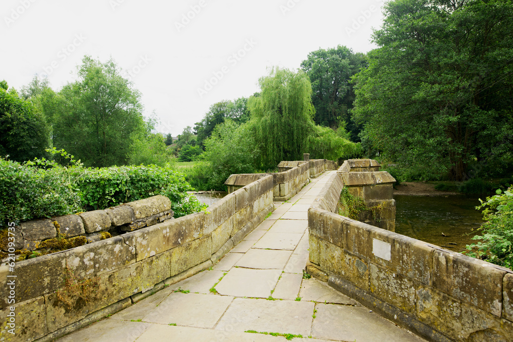 Passenger bridge in Bakewell, Derbyshire. Passenger bridge in Bakewell, Derbyshire.