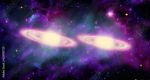 Twin Spiral Galaxies