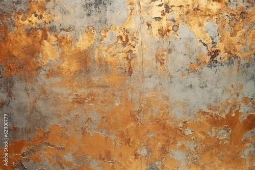 The rusty metal surface  texture. Created with Generative Ai technology.