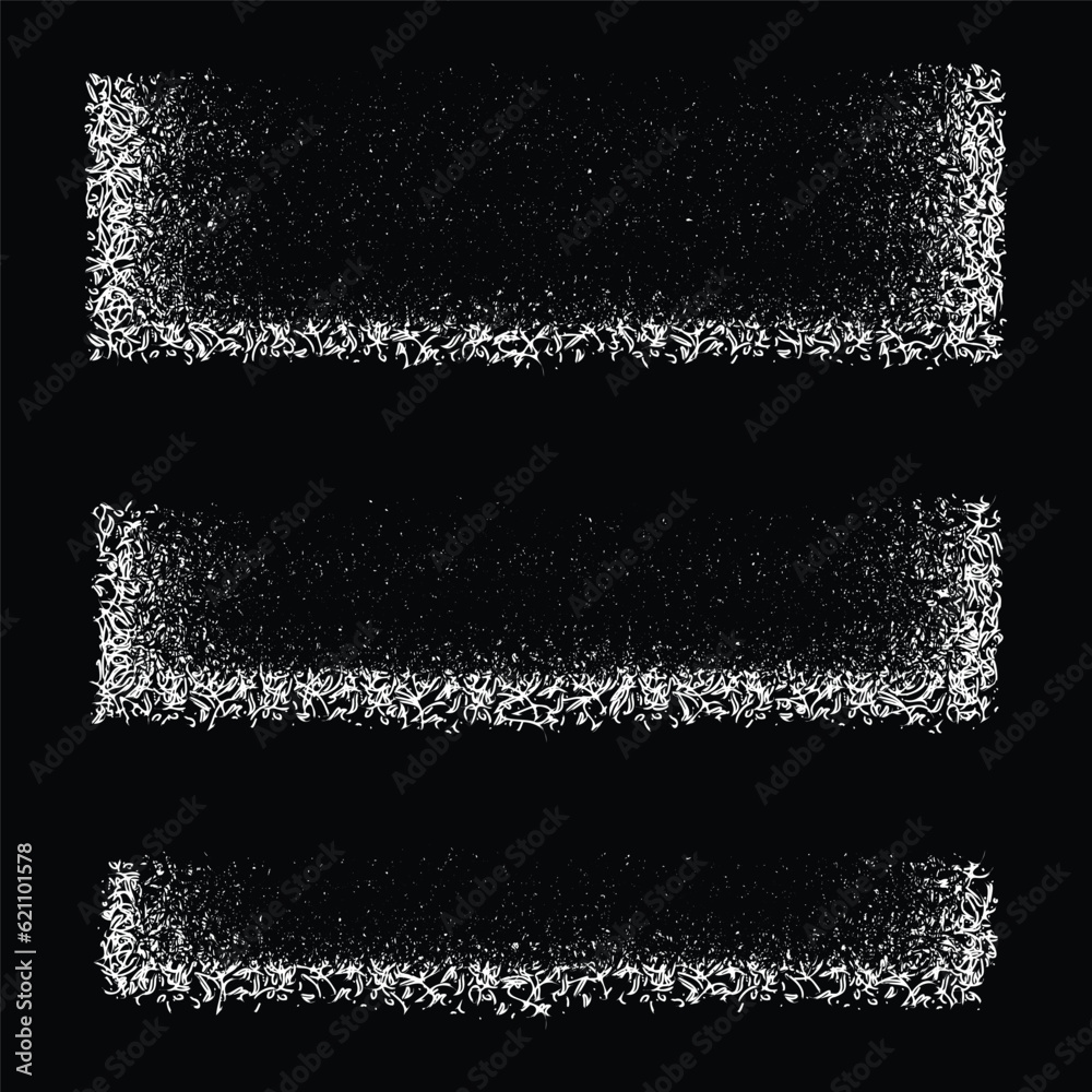 Fototapeta premium White abstract islamic rectangle frames