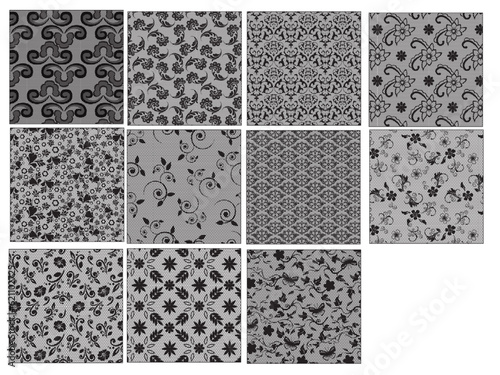 set of seamless patterns