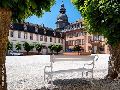 Recidence in Bad Berleburg on a sunny day in summer, Nordrhein-Westfalen, Germany photo