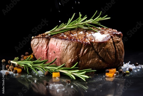  Professional food photography of filet mignon 