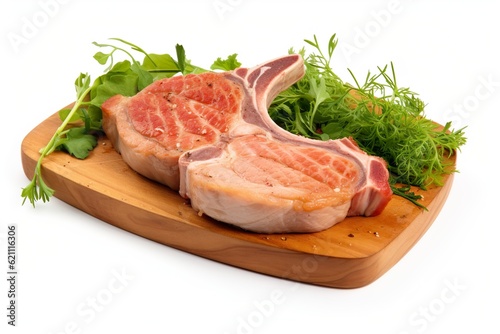 Professional food photography of pork cutlet