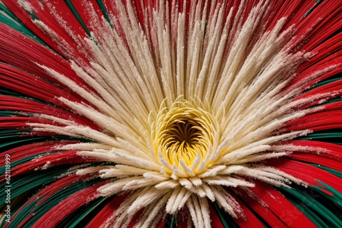 An artist s paintbrush each stroke forming a blooming flower on canvas