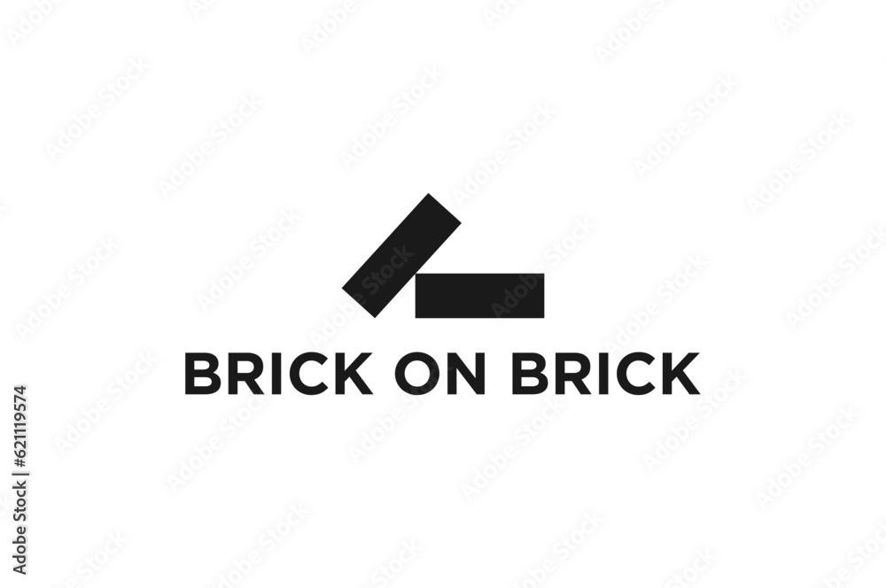 Brick logo design icon symbol builder masonry icon symbol Brick logo design icon symbol builder masonry icon symbol