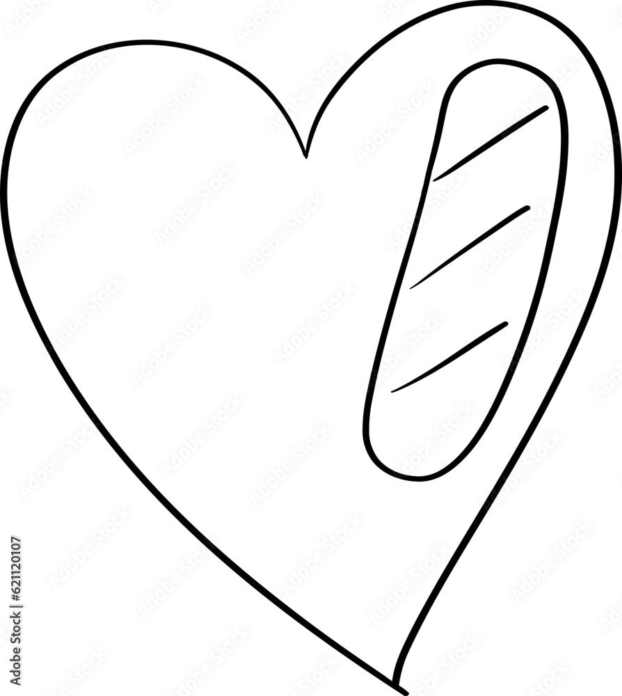 Hand Drawn Cute Cartoon Heart, Playful and Charming Doodle Art Hand Drawn Cute Cartoon Heart, Playful and Charming Doodle Art