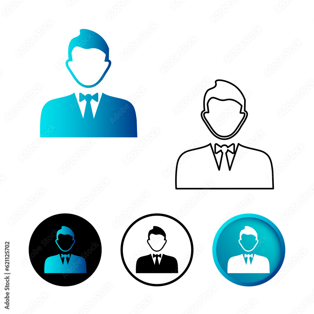 Abstract Leader Icon Illustration Abstract Leader Icon Illustration