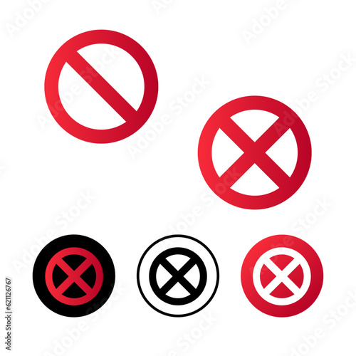 Abstract Access Denied Icon Illustration Free Download Abstract Access Denied Icon Illustration - GFXLoad
