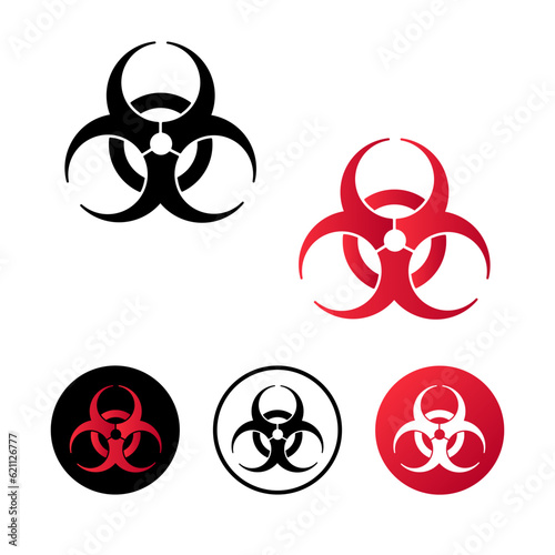 Abstract Biohazard Icon Illustration