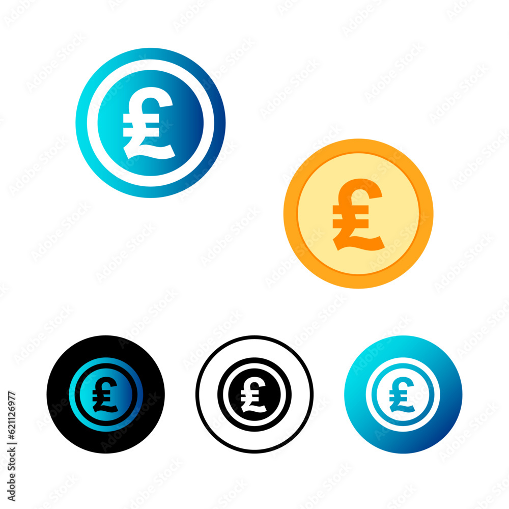 Abstract Lira Currency Icon Illustration Abstract Lira Currency Icon Illustration