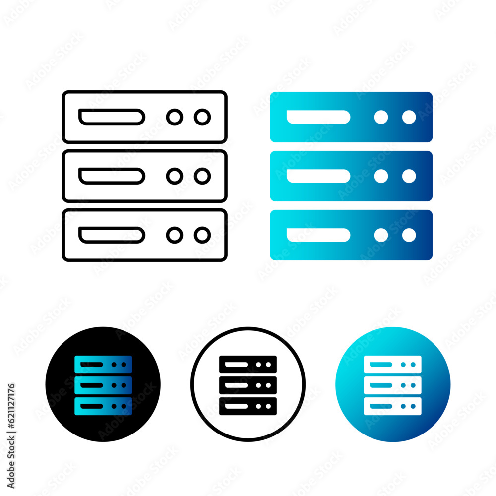 Abstract Storage Icon Illustration Abstract Storage Icon Illustration