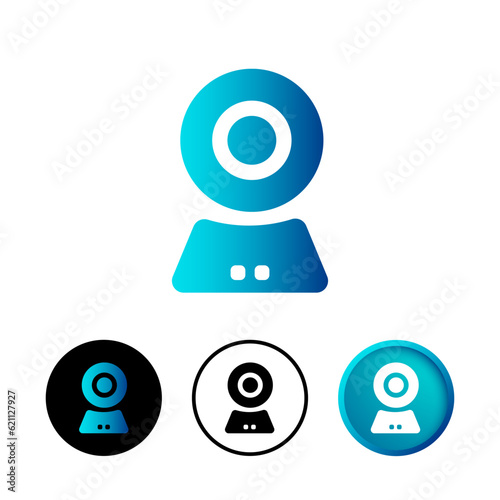 Modern Webcam Icon Illustration
