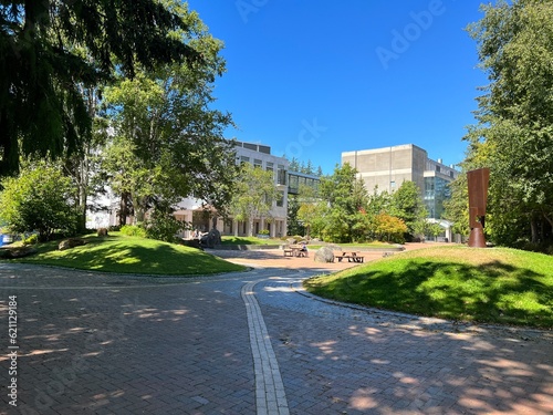 Bellingham,Washington,USA - August 8 2022: Western Washington University Biology.