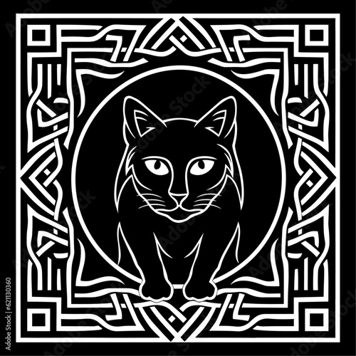 Celtic cat knot 