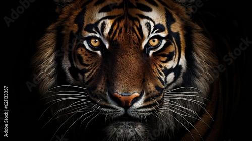 Tiger face  generative ai