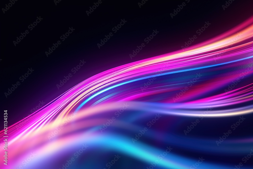 abstract futuristic background with pink blue glowing neon moving high speed wave lines and bokeh lights. Data transfer concept Fantastic wallpaper abstract futuristic background with pink blue glowing neon moving high speed wave lines and bokeh lights. Data transfer concept Fantastic wallpaper