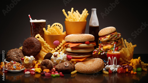  Unhealthy products. food bad for figure
