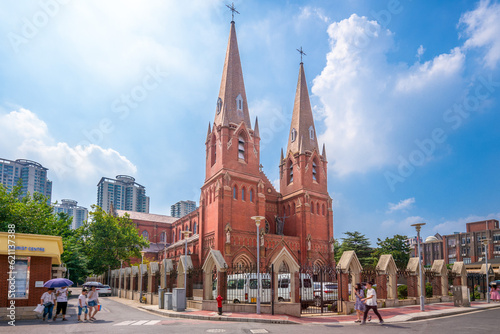 St. Ignatius Cathedral in Xujiahui, shanghai photo