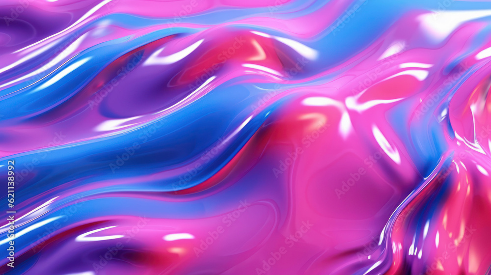 Pink, purple liquid metal background Pink, purple liquid metal background