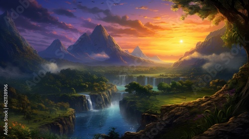 Beautiful Scenery Game Art