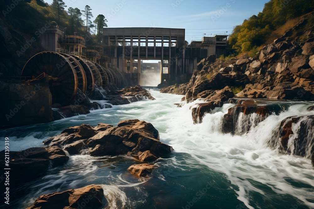 Hydropower. Green energy. Renewable energy sources. Hydropower. Green energy. Renewable energy sources.