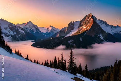 sunrise over the mountains © MuhammadTalha