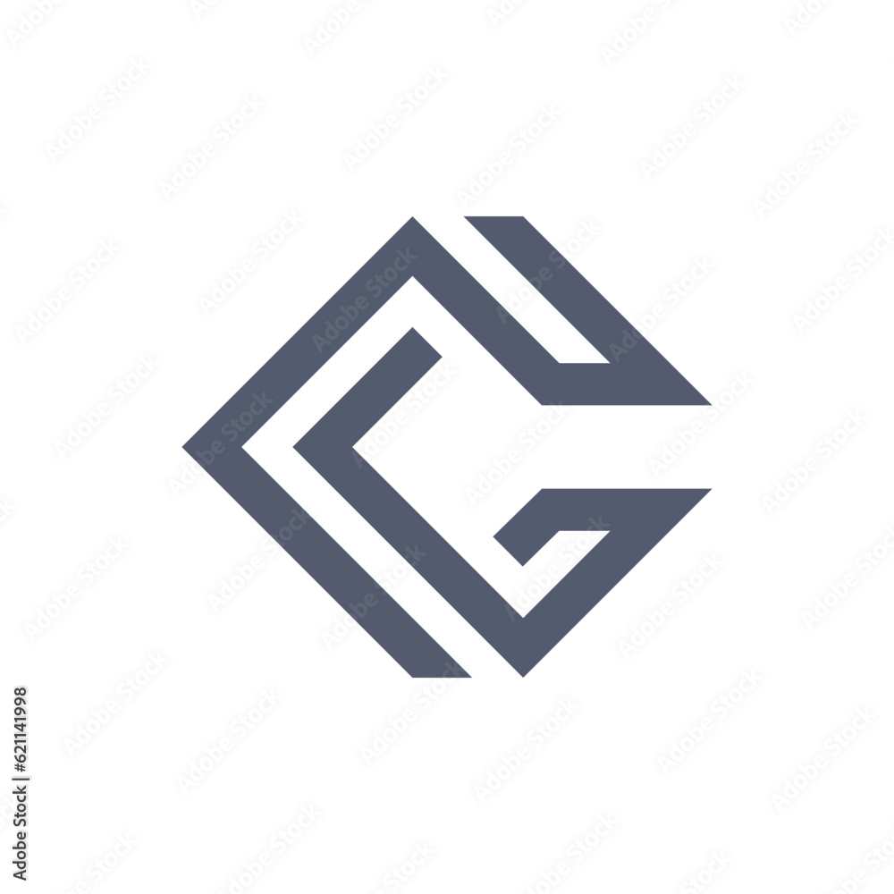 Monogram design vector logo. Monogram initial letter mark C logo design. Monogram design vector logo. Monogram initial letter mark C logo design simple C monogram