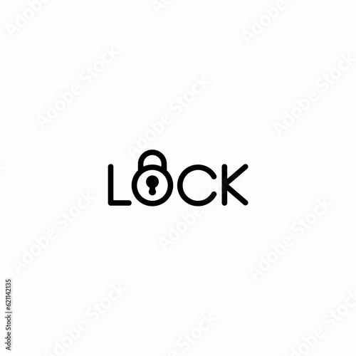 lock logo design, logotype and vector logo