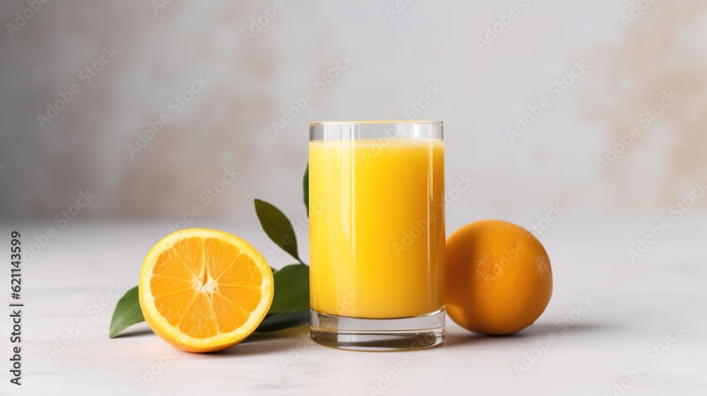 Fototapeta premium Orange Juice, Juice, Orange.Generative AI