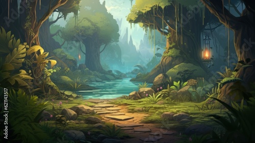 A beautiful and mysterious land hiding its secrets game art