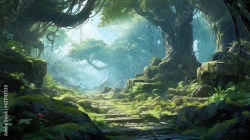 A beautiful and mysterious land hiding its secrets game art