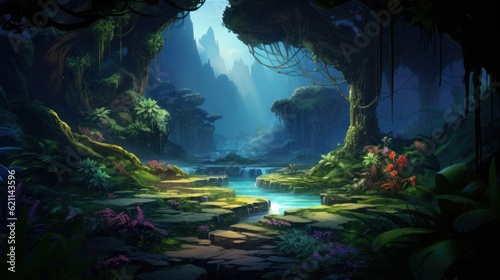 A beautiful and mysterious land hiding its secrets game art