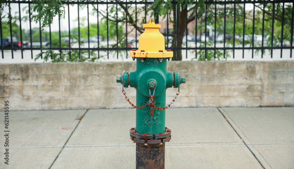  fire hydrant stands resilient on the city street, symbolizing safety, preparedness, and the crucial role it plays in protecting lives and properties