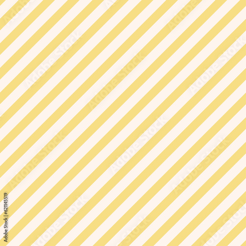 Retro Yellow and White Striped Seamless Pattern