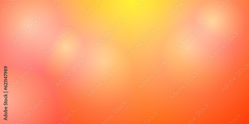 Abstract gradient orange color with light background