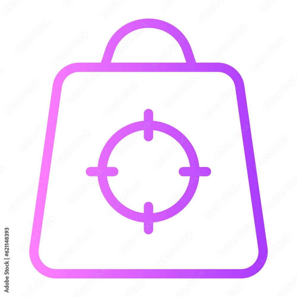 target gradient icon target gradient icon