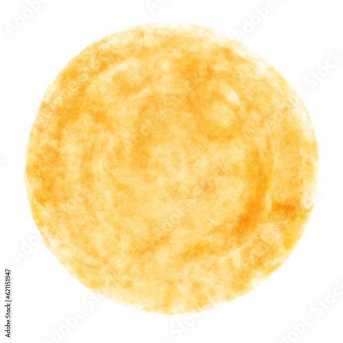 chips isolated on white
Watercolor circle