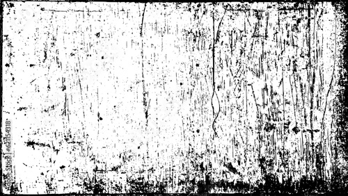 Grunge black texture. Dark grainy texture on white background. Dust overlay textured. Grain noise particles. Rusted white effect. Design elements. Vector illustration, EPS 10.