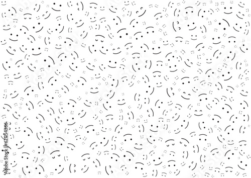 emoticons seamless pattern background template