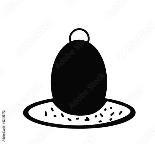 vector illustration of chicken feeder