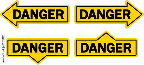 危険サイン矢印（DANGER Sign Arrow）