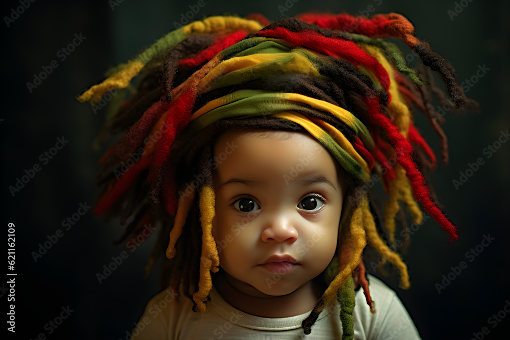 Baby rasta hat hot sale