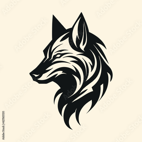 Captivating wolf head illustration. Perfect for design projects. High-quality vector  isolated.