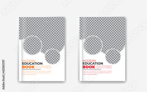 Business company profile brochure cover and book cover design template with Premium Vector