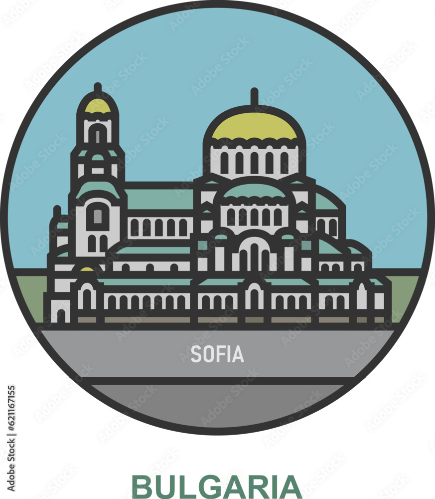 Sofia. Cities and towns in Bulgaria