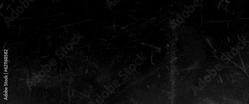 Dust and scratches design, aged photo editor layer, black grunge abstract background, white dust and scratches on a black background. dirt overlay or screen effect use for grunge background vintage.