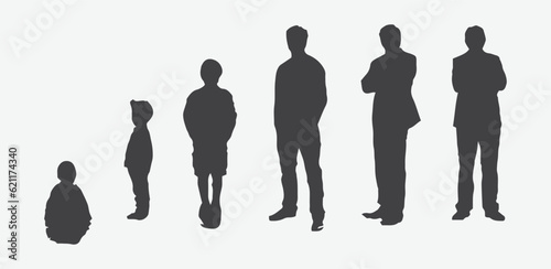 Evolutionary Silhouettes, Unveiling the Growth Journey Through the Years