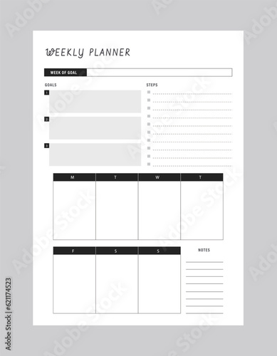 daily, week planner.  Plan your day make dream happen.	
